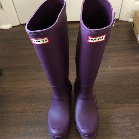 Purple Hunter Boots - Picture 1 of 4